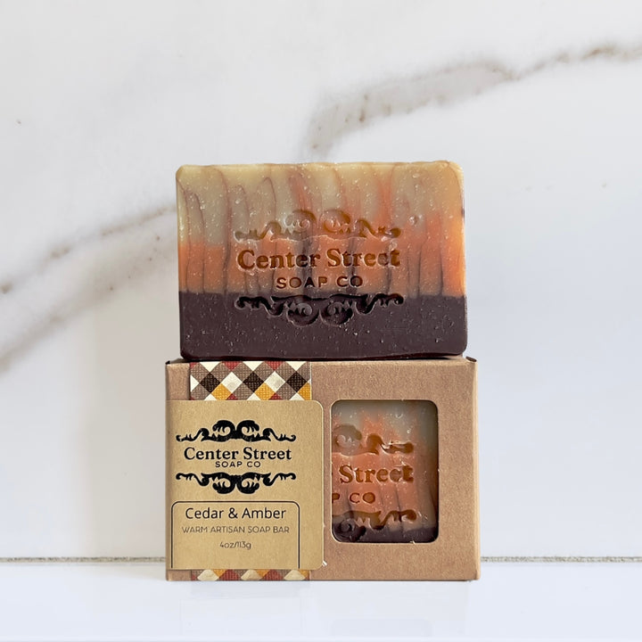 Center Street Soap Co. Cedar & Amber Handcrafted Soap