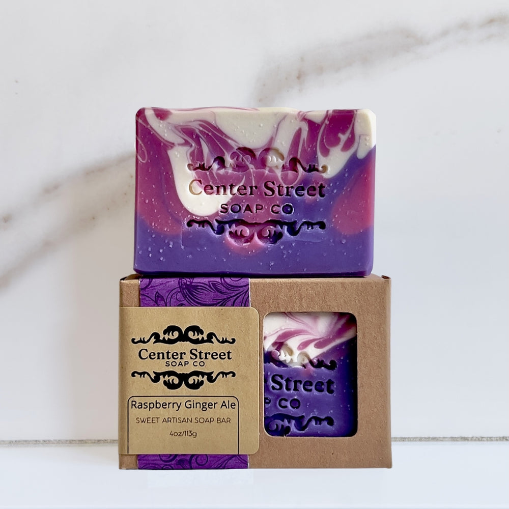 Center Street Soap Co. Raspberry Ginger Ale Handcrafted Soap