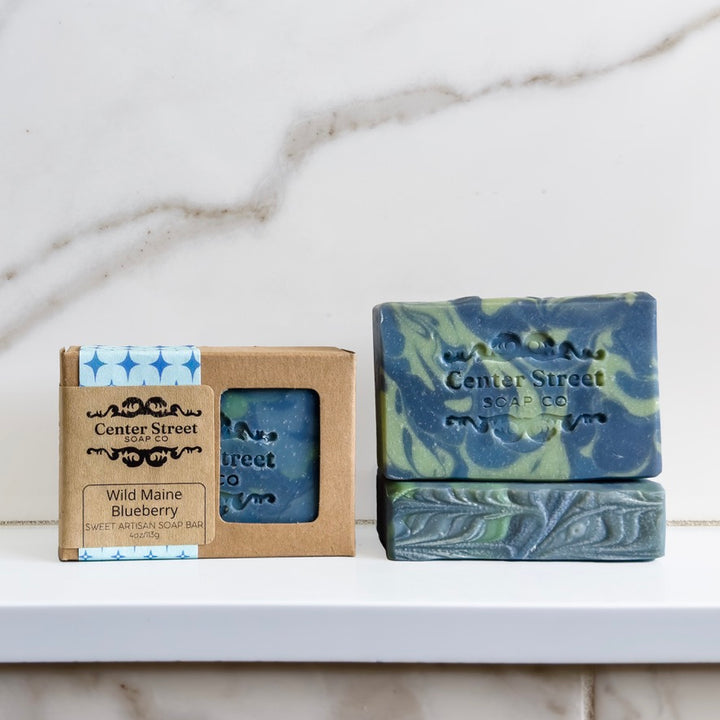 Center Street Soap Co. Wild Maine Blueberry Handmade Bar Soap