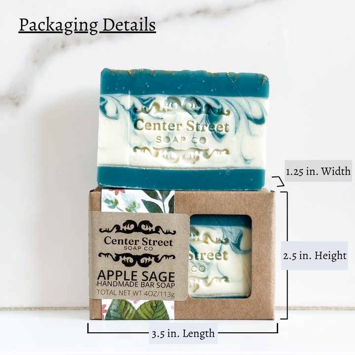 Apple Sage Handmade Soap Bar