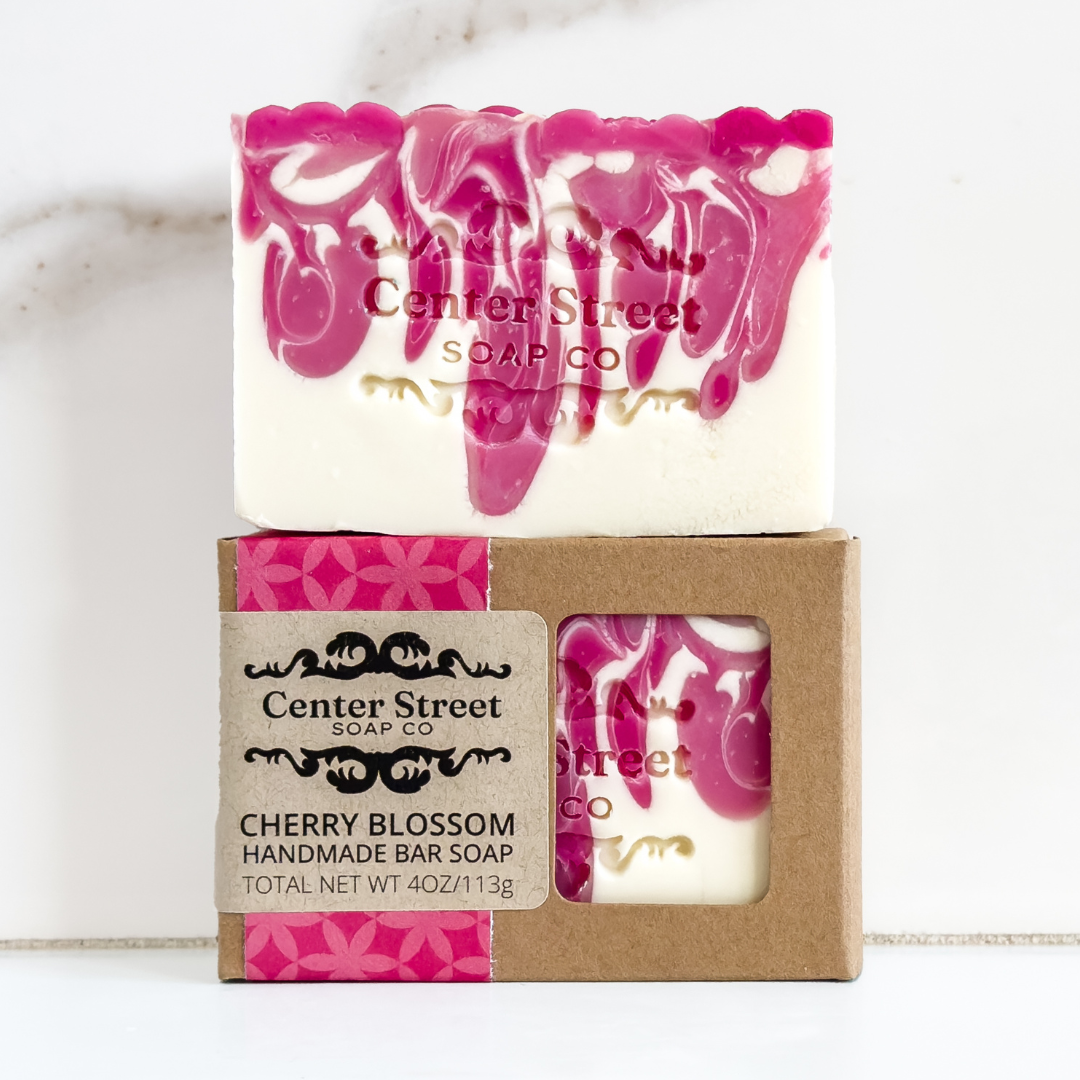 Center Street Soap Co. Cherry Blossom Handmade Soap Bar