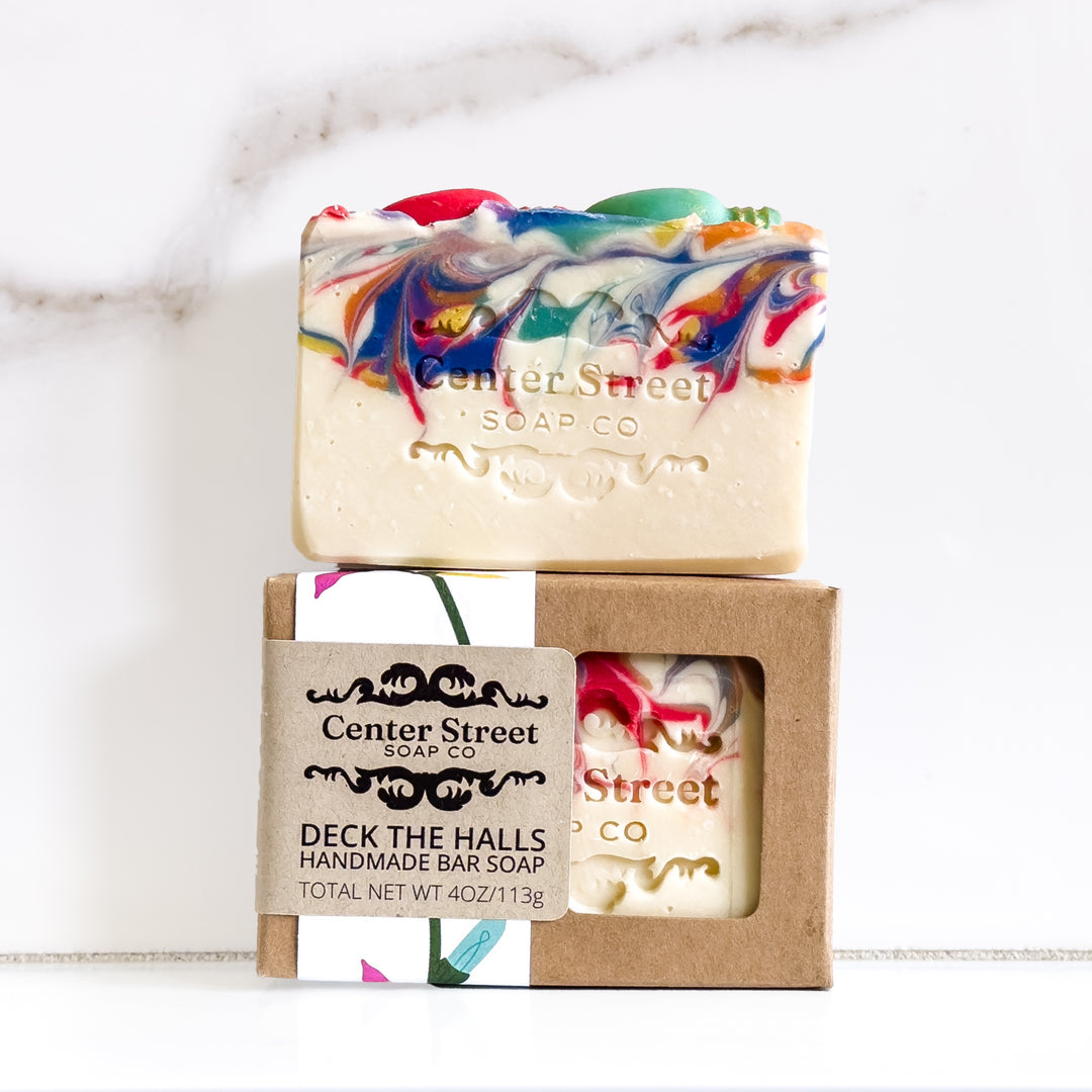 Center Street Soap Co. Deck The Halls Handmade Soap Bar