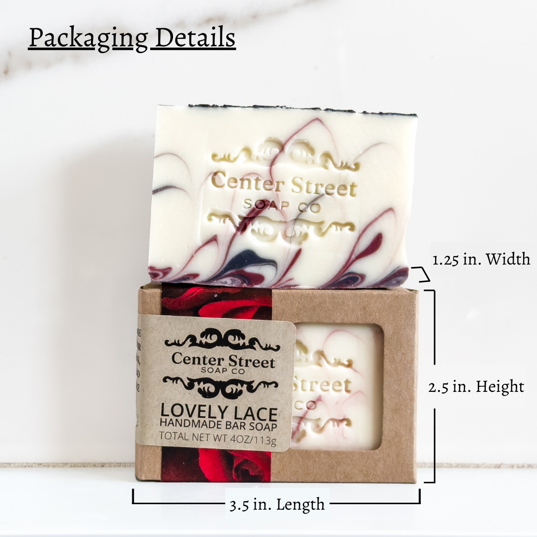 Lovely Lace Handmade Soap Bar