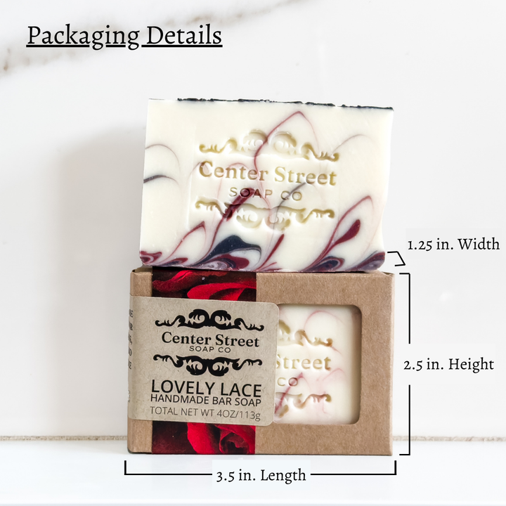 Lovely Lace Handmade Soap Bar