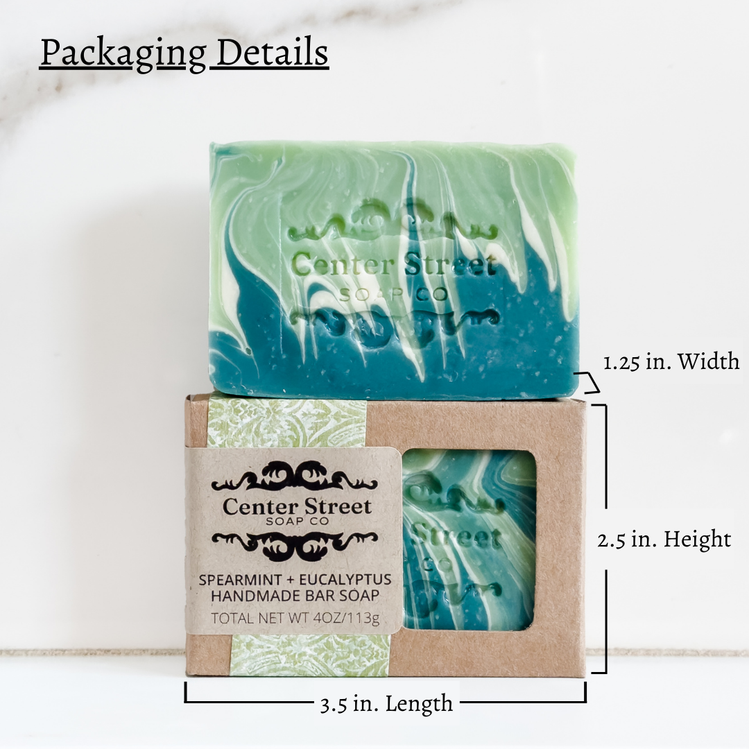 Spearmint Eucalyptus Handmade Soap Bar